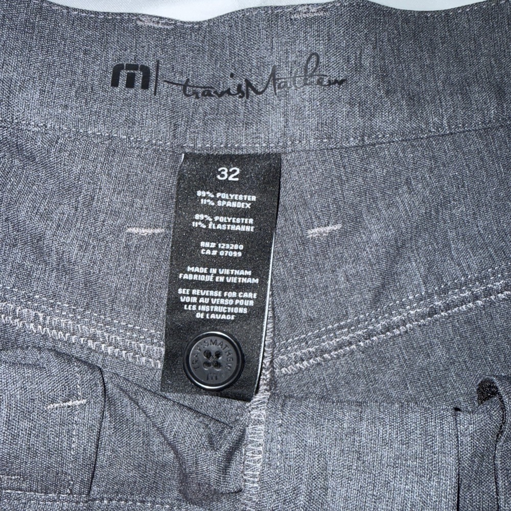 Travis Mathew Pants Mens 32x31 Gray Open To Close Performance Golf Stretch - Picture 3 of 12